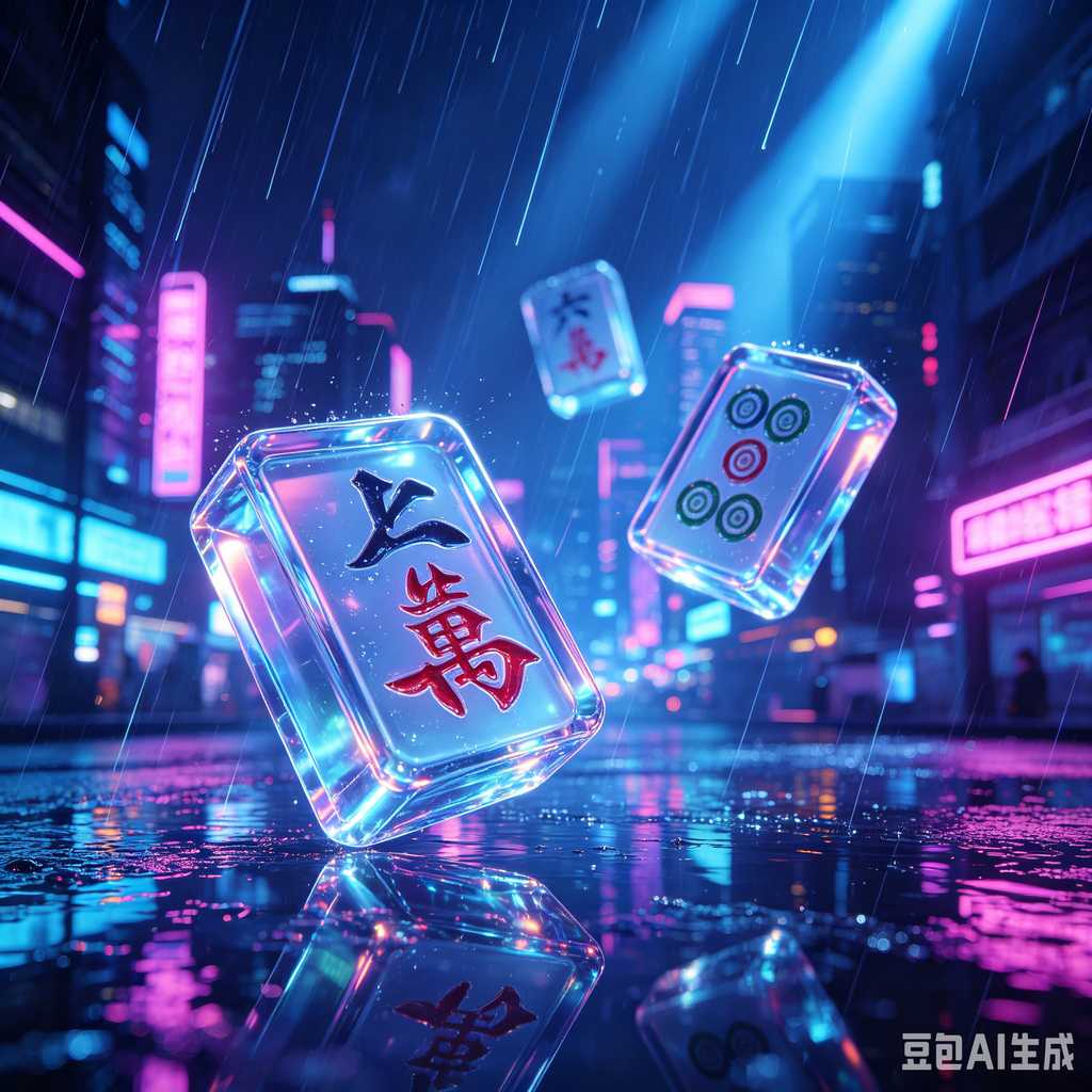 pastel color mahjong tiles