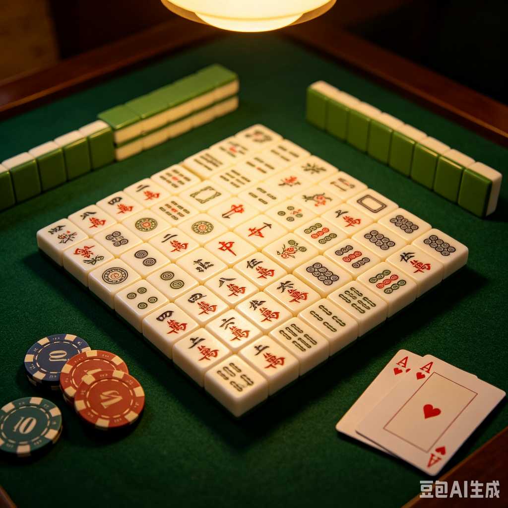 bright color mahjong tiles